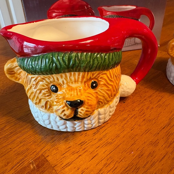 Vintage Ceramic Bear Sugar & Creamer, Excellent Condition - Picture 6 of 12